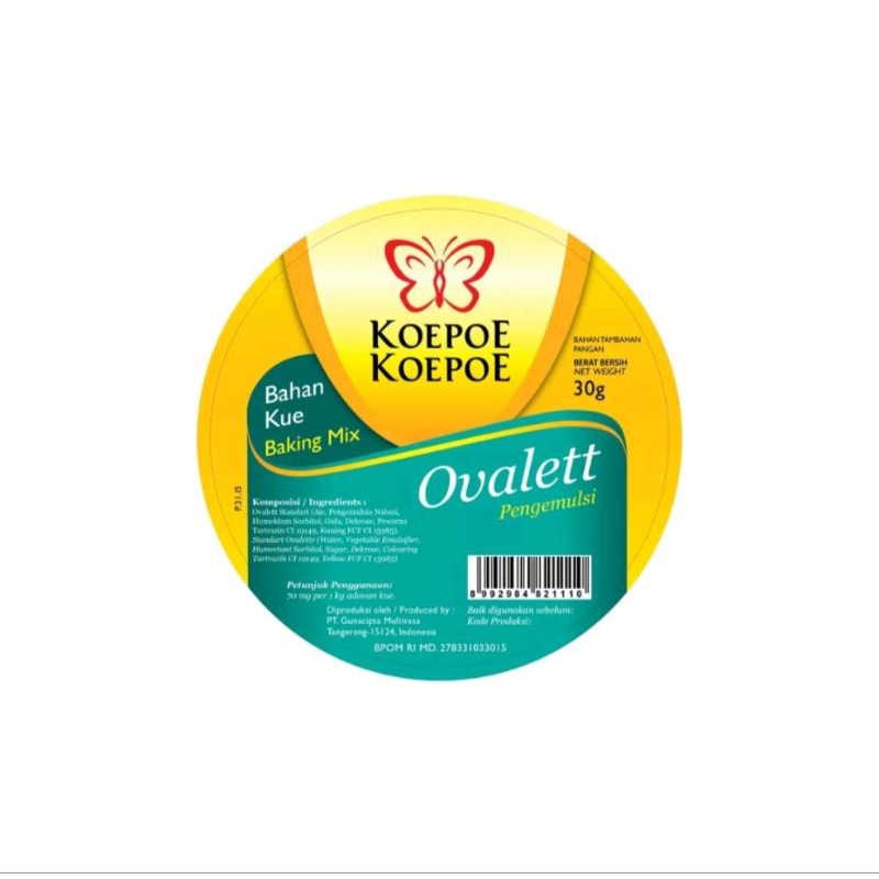 

OVALET KOEPOE KOEPOE 30g