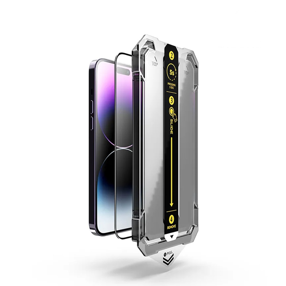 Tempered Glass Automatic Dust Free Magic For Iphone 11 Pro Max 11 Pro 11 Screen Protector Installation Kit Tool