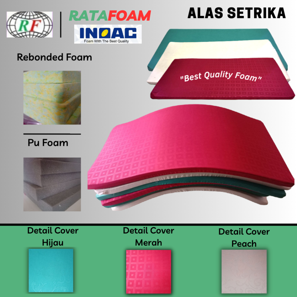 Alas Setrika Alas setrika inoac ukuran anti panas 3cm x 50cm x 1 meter