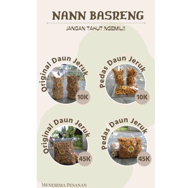 

NANN BASRENG || BASRENG PEDAS DAUN JERUK BASRENG ORIGINAL DAUN JERUK