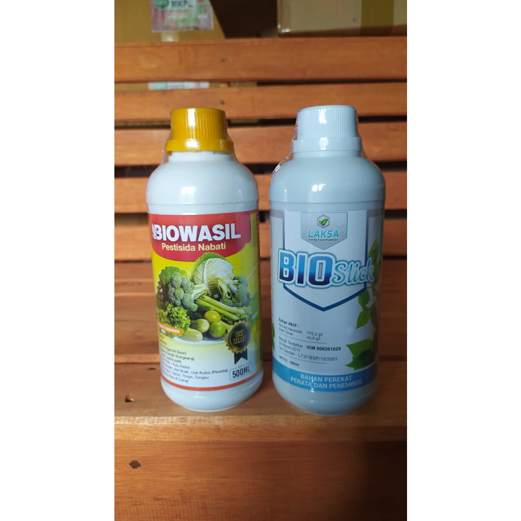 PAKET 2 Botol PESTISIDA PEREKAT BIOWASIL BIOSTICK Obat Semprot Atasi Hama Tanaman Melon Paling Manjur, Obat Pembasmi Hama Kutu Putih, Kutu Kebul, Ulat Grayak, Ulat Buah, Kutu Daun, Lalat Buah, Aphid, dll Pada Tanaman Melon Terbaik MURAH