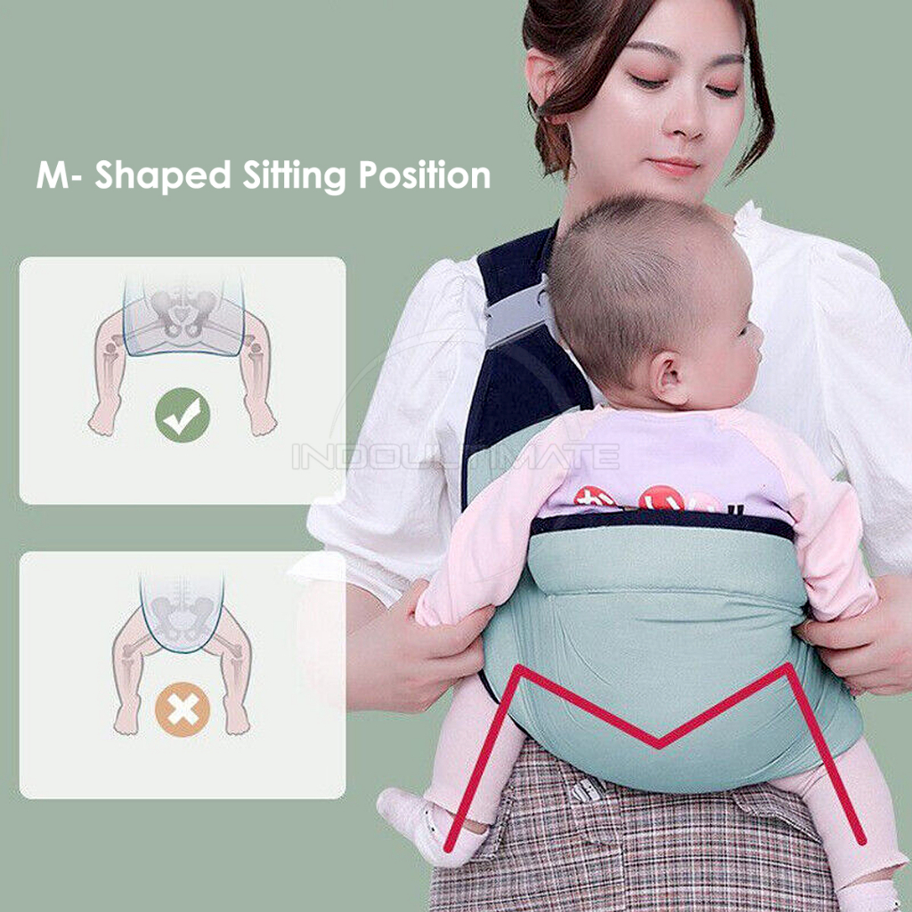 Gendongan Depan Multifungsi Gendongan Bayi Newborn BY-460 Gendongan Bayi Praktis Gendongan Kain Gendongan Samping Gendongan Sling Bayi Depan Shape Cocok Untuk Traveling Lightweight Buckle Sling Baby