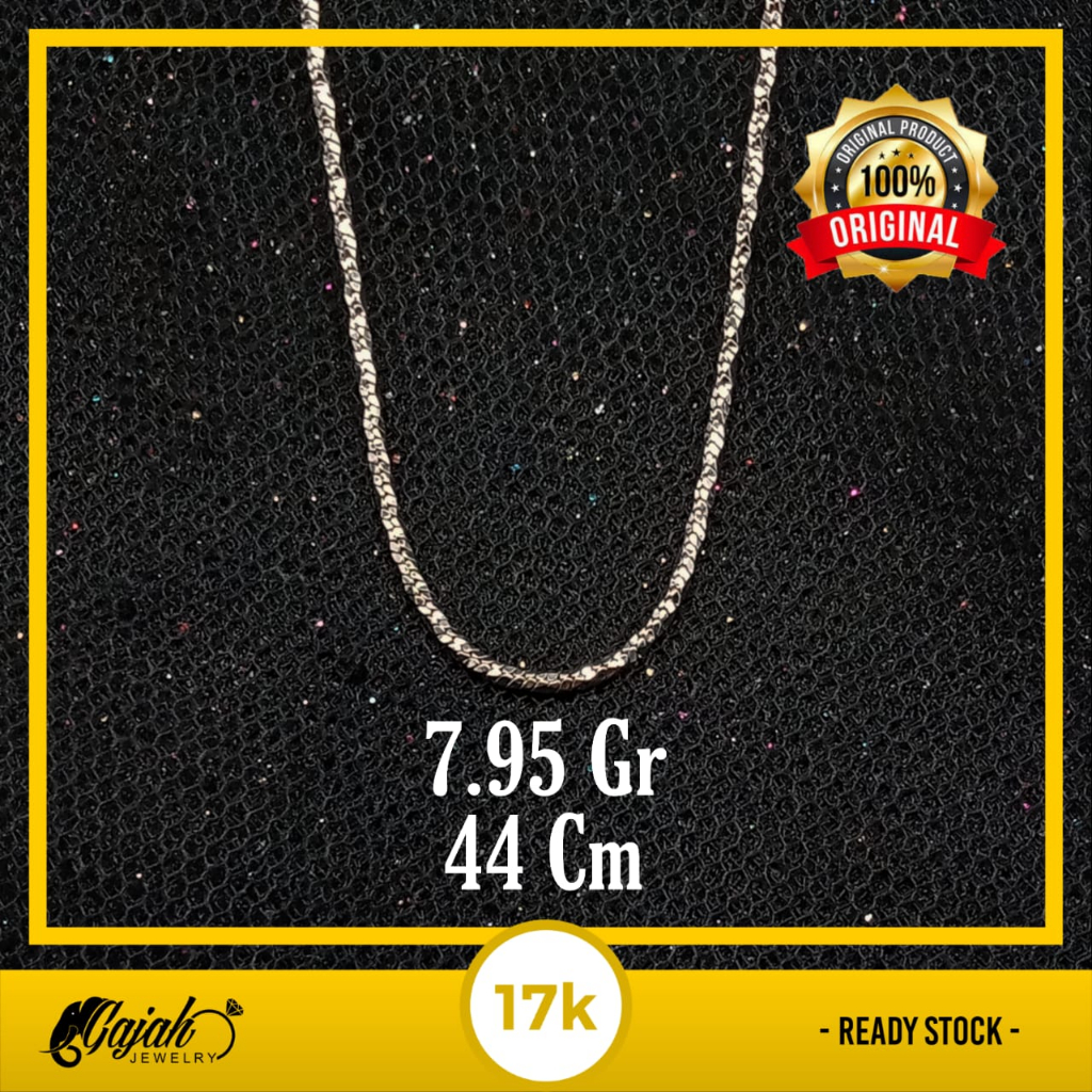 Kalung Emas 17K - 7.95 Gr Kadar 750 - 5300