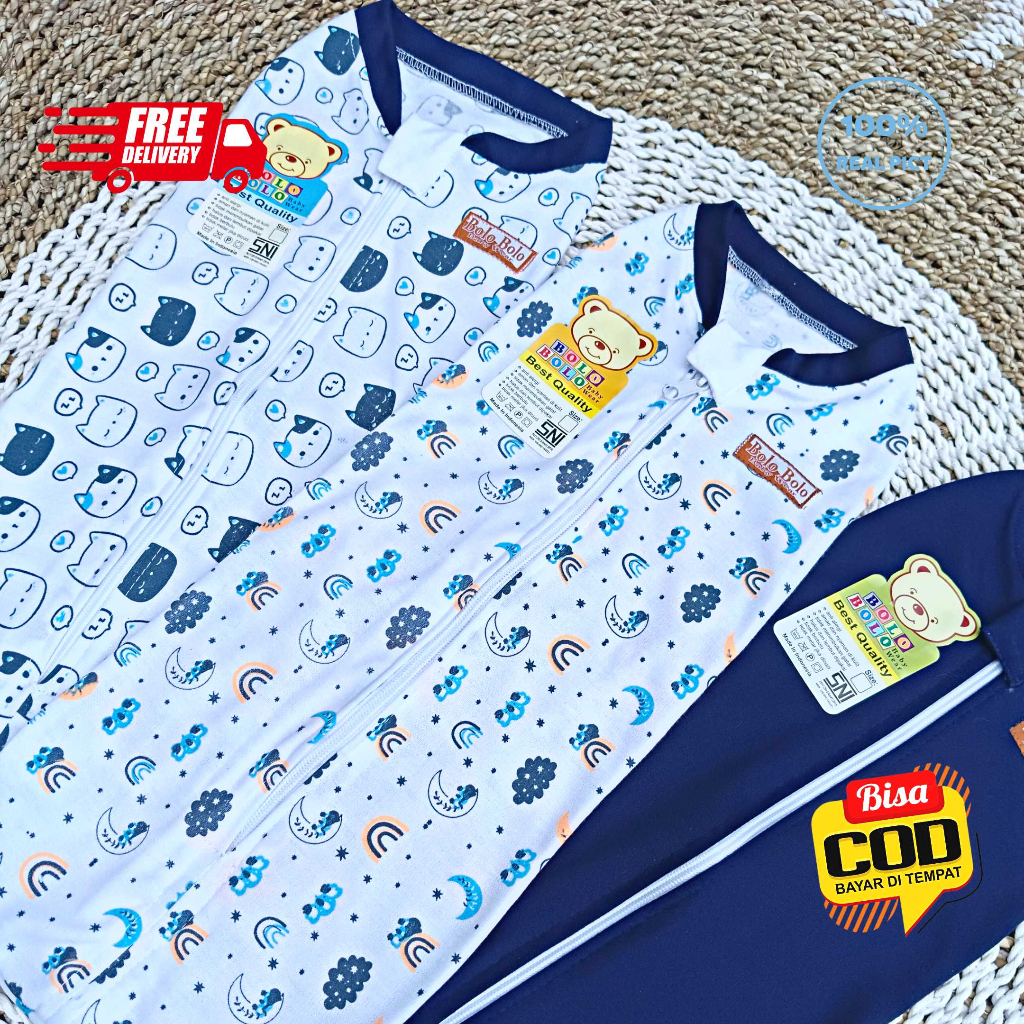 SALE 7.7 Serian Navy - 3 pcs Bedong Instan Resleting NAVY SERIES merk SNI Bolo - Bolo / Bedong Bayi INSTAN Serian Navy