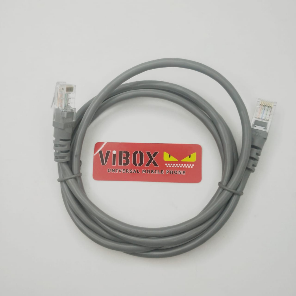 VIBOX Kabel Lan RJ45 1,5 meter 8pin kecepatan tinggi gigabit intenet kabel router tp link all merk komputer cctv ethernet network cable PROMO SEN