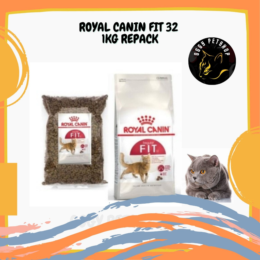 Royal Canin FIT 32 Makanan Kucing 1KG [REPACK]