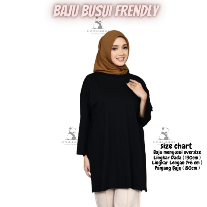 Baju Menyusui Bukaan Kanan Kiri Kaos Menyusui Oversize Bukaan Samping