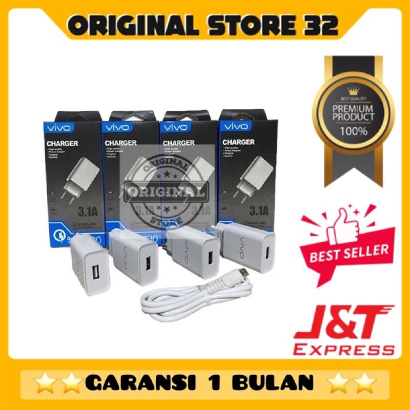 Charger Tc Travel vivo  Micro 3.1A Charger Vivo 3A