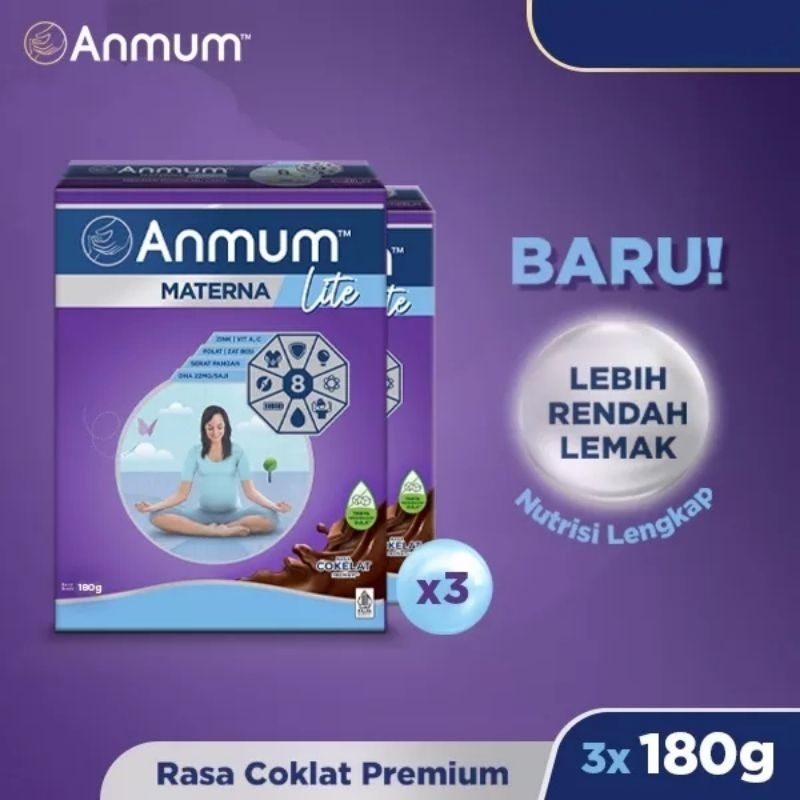 ANMUM MATERNA LITE Cokelat 180gr