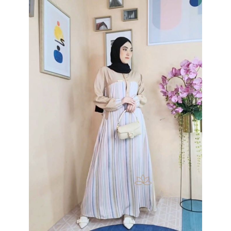 DELIA DRESS | GAMIS POLO LINEN MIX RAYON