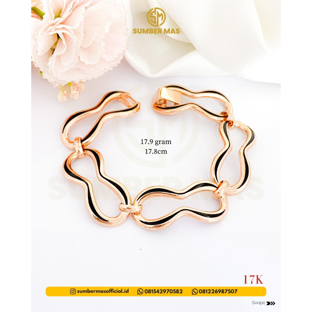 GELANG TYRA KEKINIAN FASHION 17K - SUMBER MAS