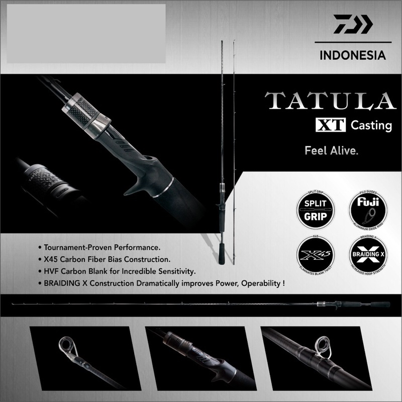 Rod Daiwa Tatula XT 2022 Baitcasting BC/Joran Daiwa Kuat