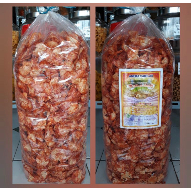 1 BAL 3kg KRIPIK SINGKONG RUJAK MA ALMA.SNACK