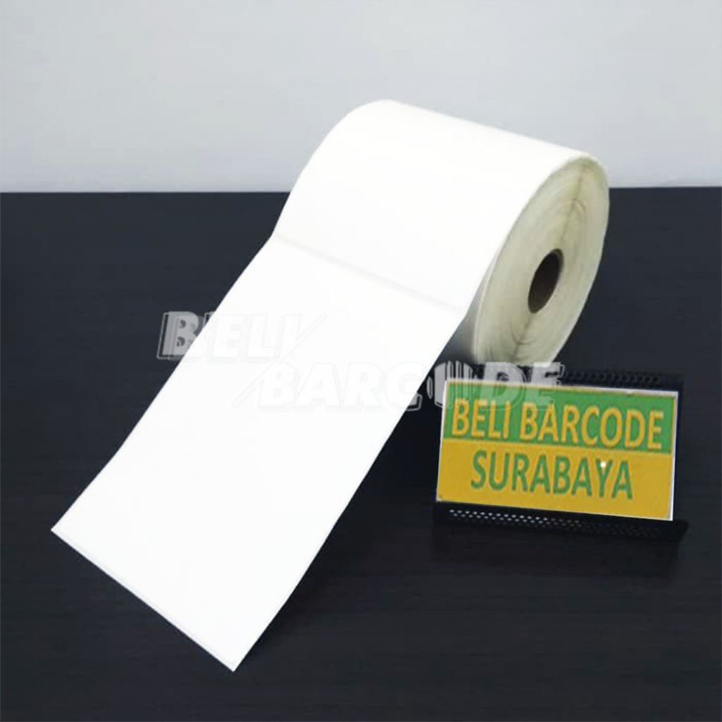 Stiker Label Semicoated 100 x 150 mm 1 Line isi 375 Pcs Cetak Resi