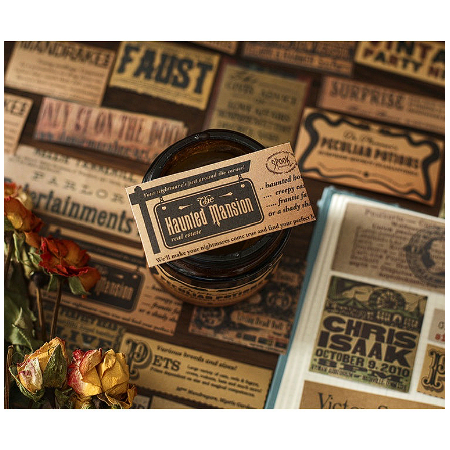 

[FS] 10 Pcs Stiker Label Vintage Retro Sticker Untuk Dekorasi Album Foto Scrapbook Bujo