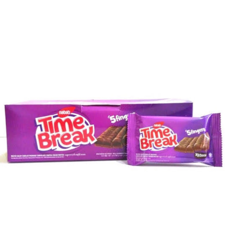 

Nabati Time Break Richoco Biskuit 1000 Cokelat Coklat 1 pack isi 20pcs @17gr