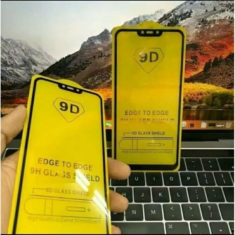 tempered glass full lapis hitam type hp Samsung J4PLUS/J6PLUS