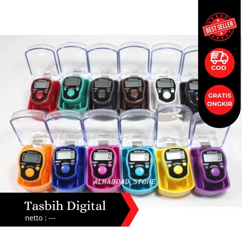 Tasbih Digital LED + ALARM | Tasbih Mini Electric LED + ALARM Tasbih Digital LED