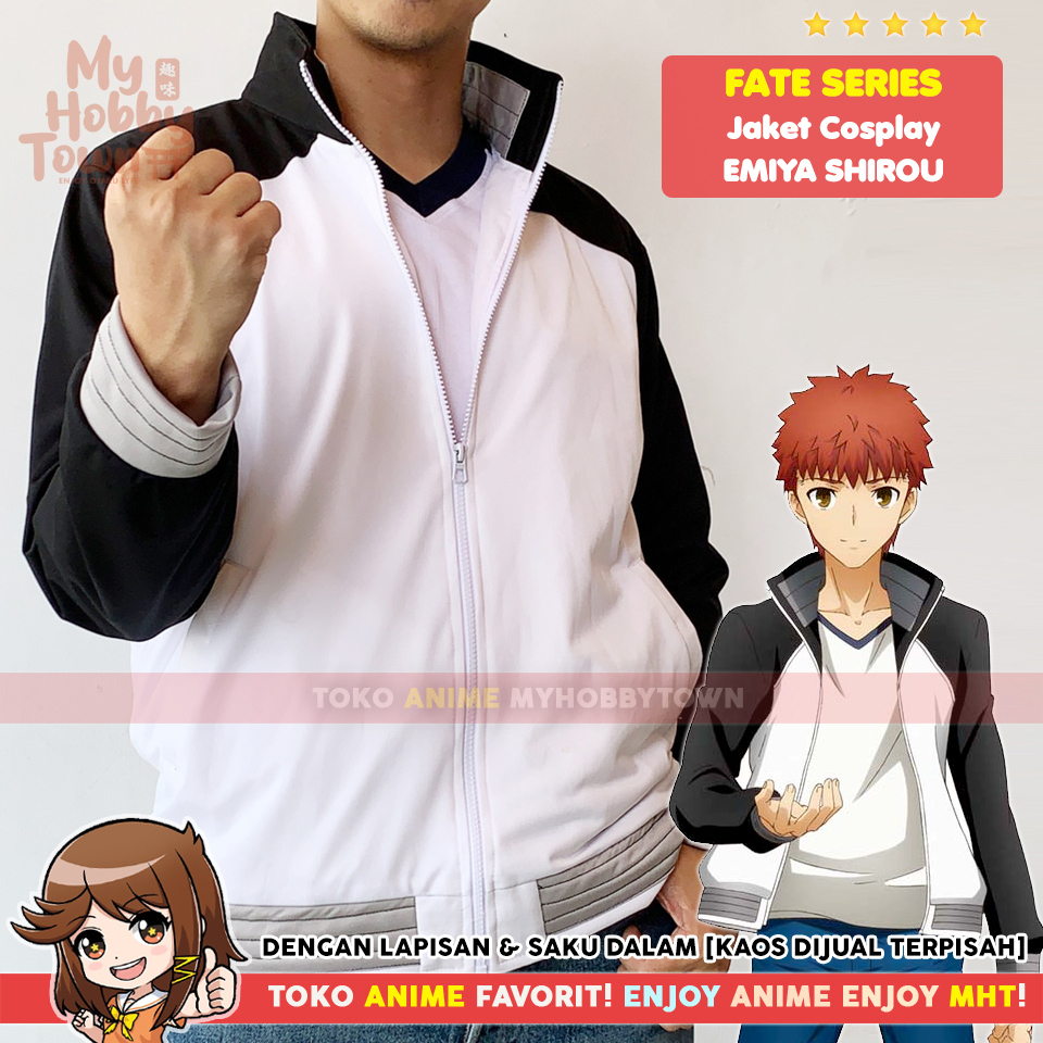 Jaket Cosplay Anime Emiya Shirou Shiro Fate Series Fate Stay Night