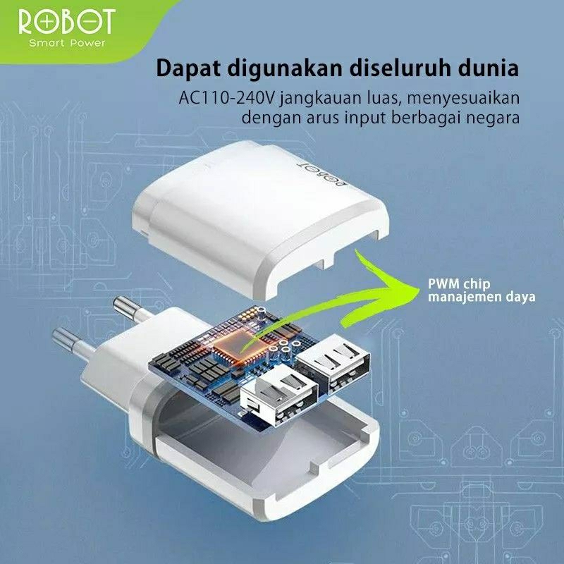 Charger Robot RT-K7 /RT K9 /RT K5 Power Charger Micro