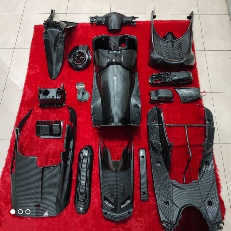 paketan full body kasar yamaha mio smile sporty full carbon wtp