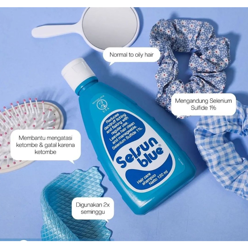 [BPOM] Selsun Blue Shampoo 120 ml / Selsun Shampoo / Shampo Anti Ketombe / Sampo / MY MOM