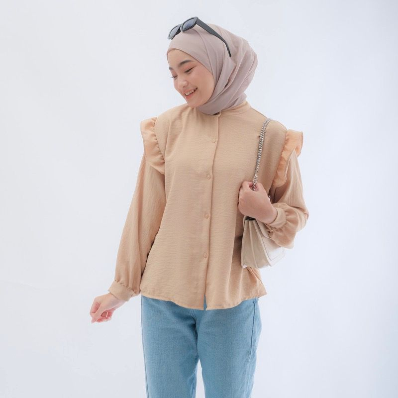 Blouse Lyodra crinkle airflow