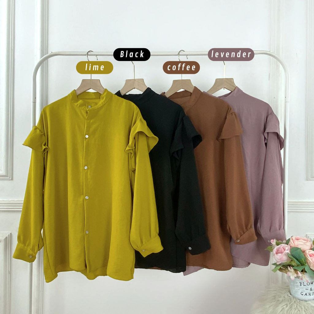 Blouse Lyodra crinkle airflow