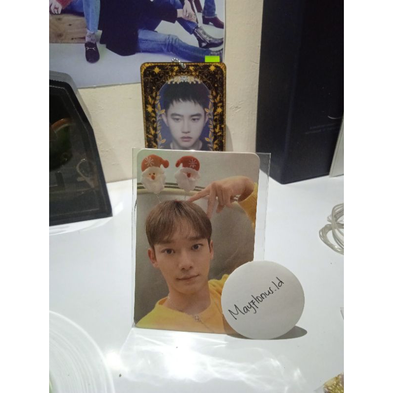 wts pc photocard Chen pink Christmas Exo smcu SMtown