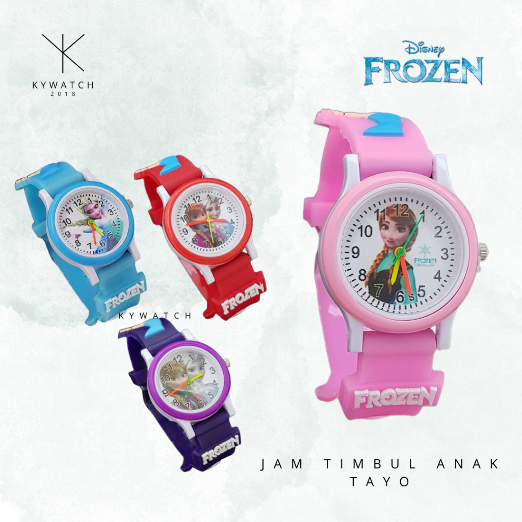 Jam tangan anak frozen jam tangan anak timbul frozen jam tangan anak cewek