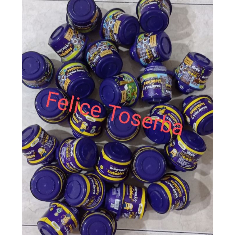 

PROMO Cadbury Dairy Milk Lickables Chocolate ORi 100% 20gr, Gratis Mainan