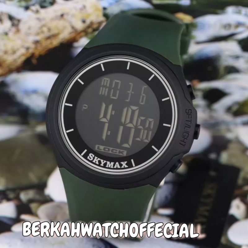 JAM TANGAN ORIGINAL SKYMAX 2022 WATERPROOF BISA DIBAWA RENANG