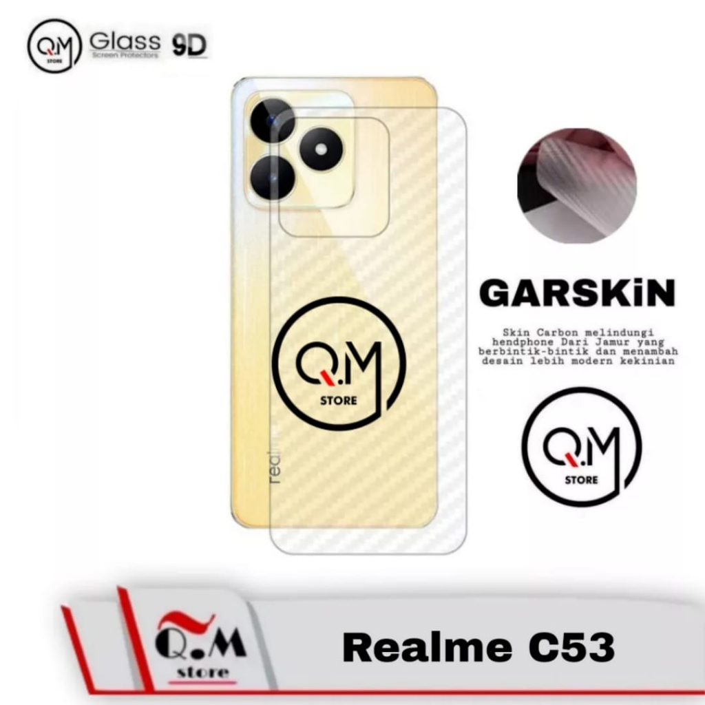 Paket 2In1 Tempered Glass Layar Full Realme C53 2023 Anti Gores Pelindung Screen Guard Free Garskin