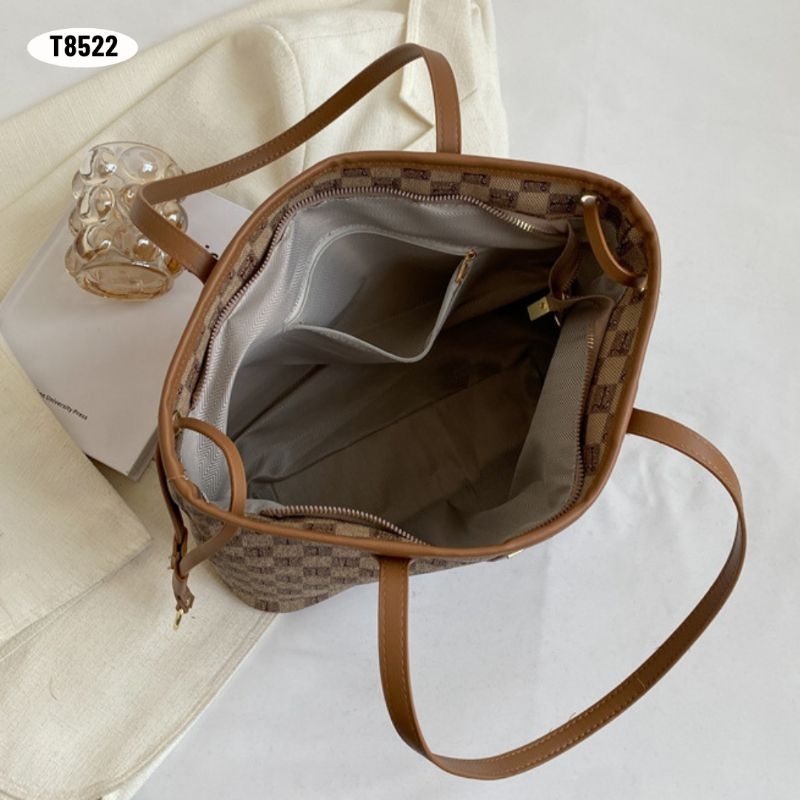 [IMPORT] T8522 - TAS TOTE WANITA FASHION IMPORT - 76BAGSTORE