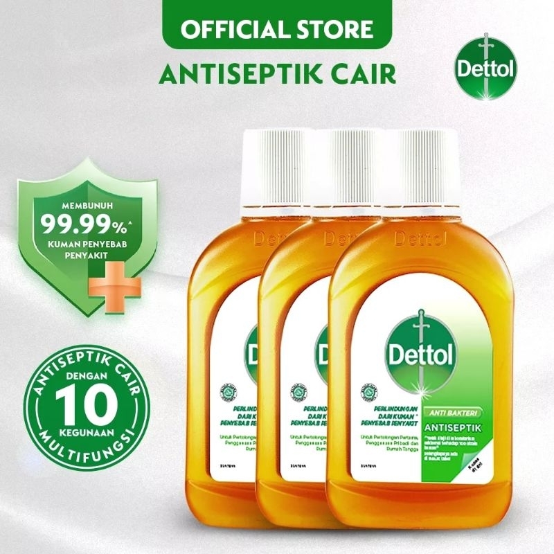 DETTOL Antiseptik Liquid 95ml Termurah