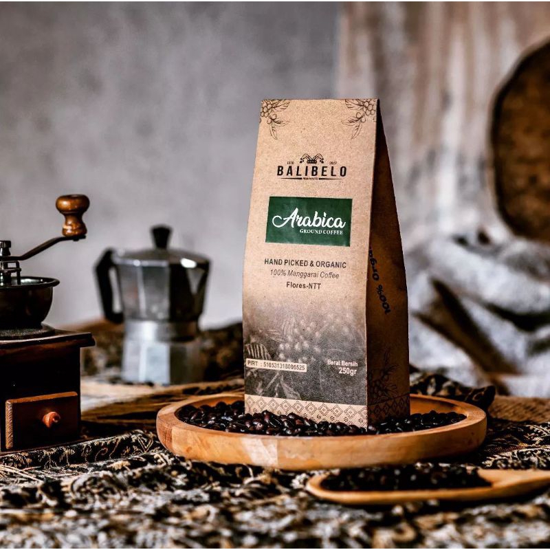 

Kopi Balibelo Bubuk Arabika 250 gr khas Manggarai Flores NTT