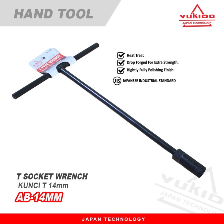 PAKET KUNCI T YUKIDO KUNCI SOCK T YUKIDO 8, 10, 12, 14 mm KUNCI TEKIRO KUNCI T TERMURAH