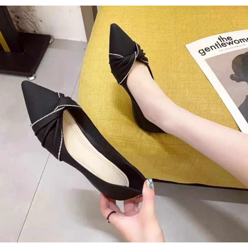 FLAT ZIPPER RIBBON - Flatshoes Sandal Wanita RS 45