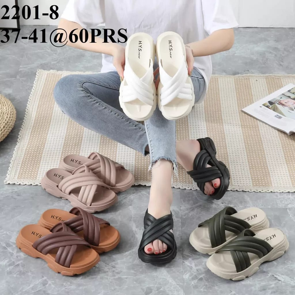 Sandal Wedgws Wanita Korean Style Platform Terbaru 2023