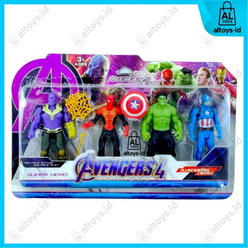 Mainan figure power rangers / Ultraman isi 5pcs murah