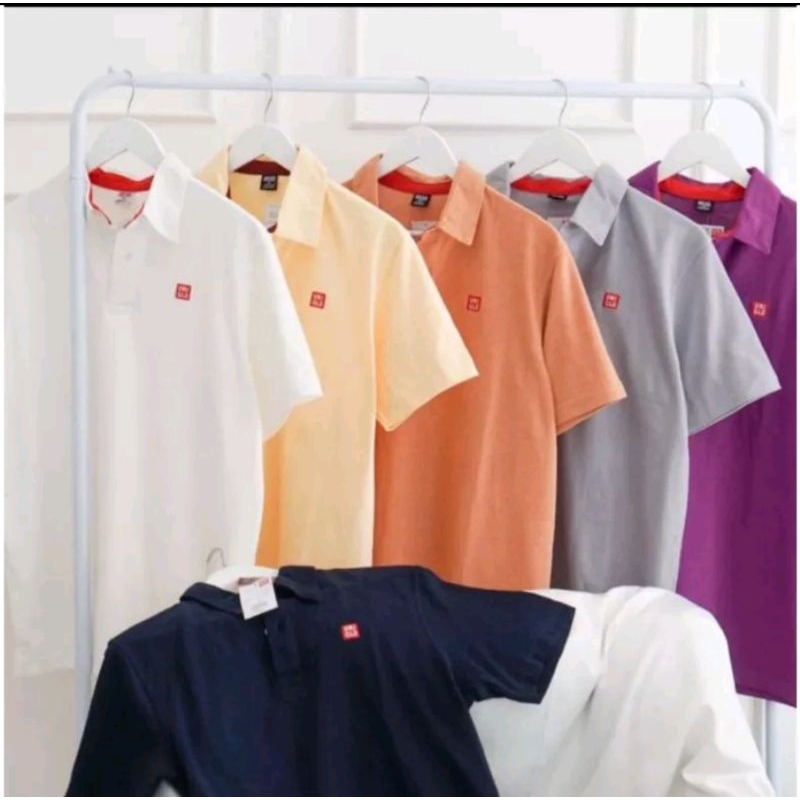 kaos kerah uniqlo