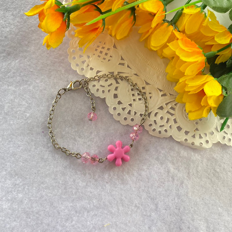 gelang wanita daisy  gelang crystal aksesorys wanita