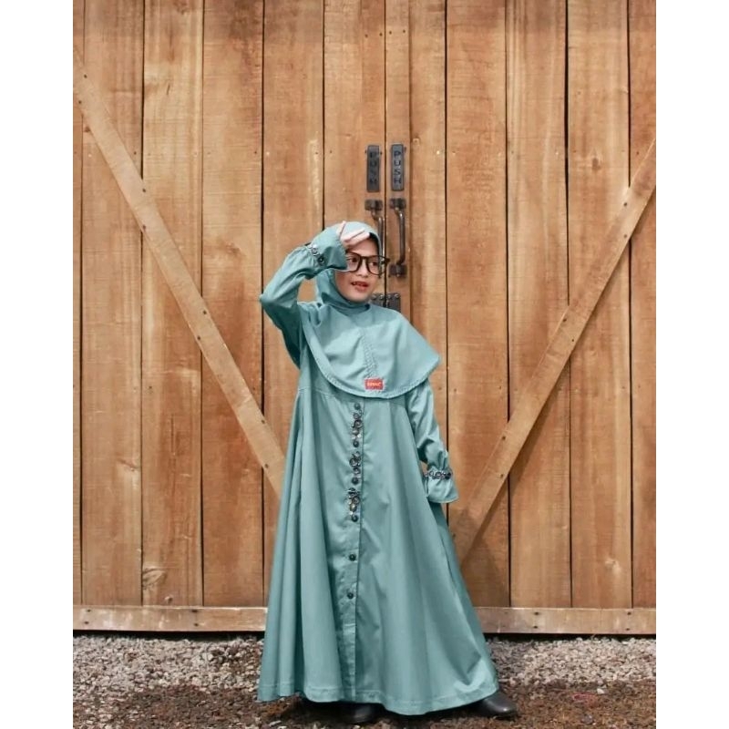 Gamis Kids Dannis Set Anak Perempuan Terbaru