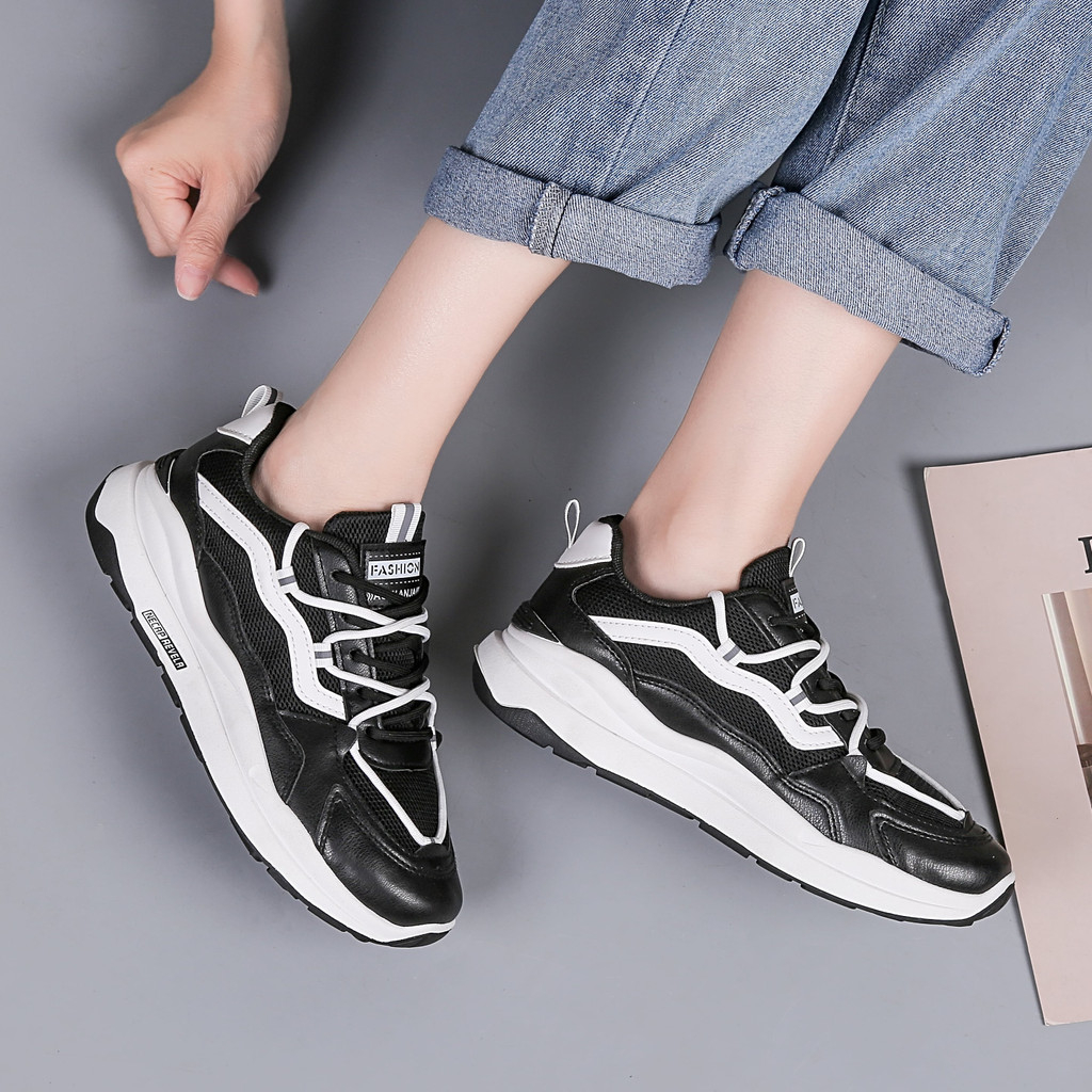 Ambigo Fashion - Sepatu Sneakers Wanita MILIZE SH350 Casual Shoes - Sepatu Wanita Korea Kekinian Trendy