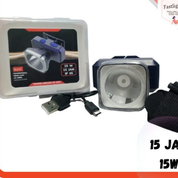 COD Senter Led Kepala Aoki AK-3688L  Led 15W Professional Headlamp super terang