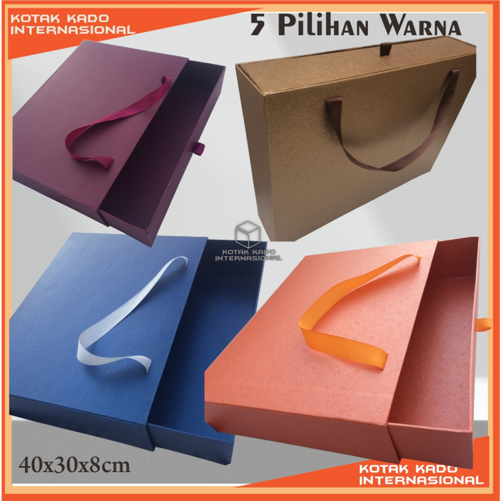 

Paperbag Premium Box Ukuran besar ada pilihan warna masukkan keranjang