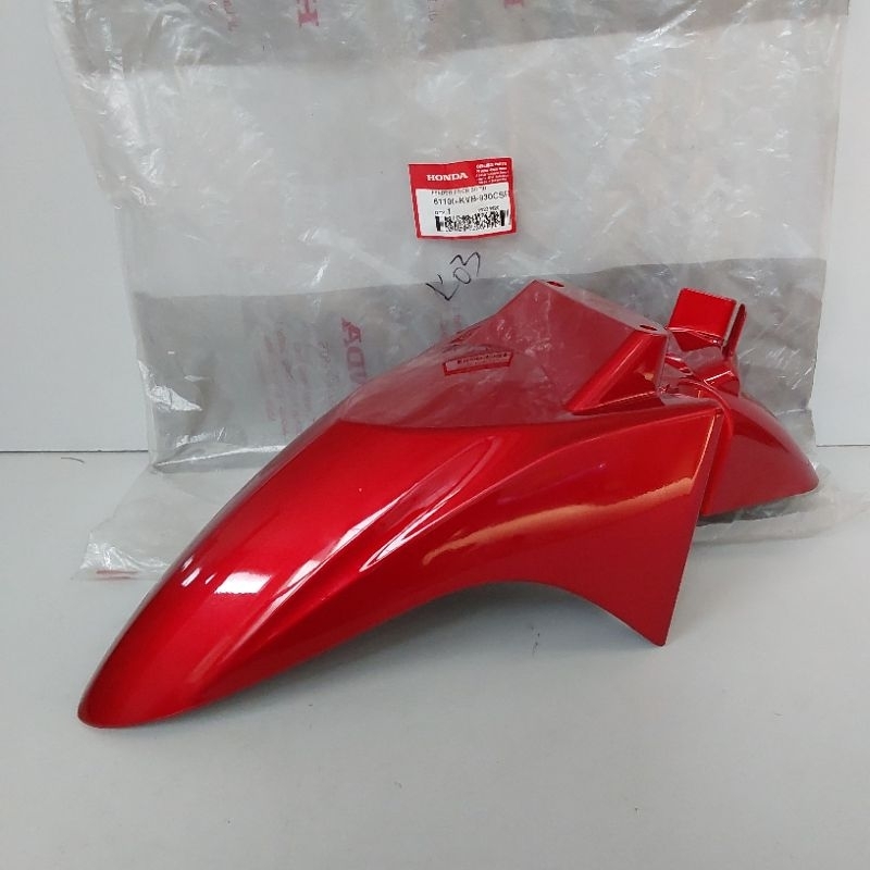 Slebor Spakbor Fender Depan Merah Vario 110 Karbu CW Original 61100 KVB 930CSR
