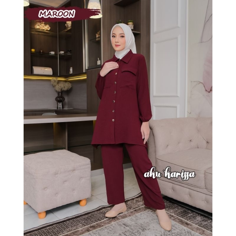 ONE SET VIOLA ORI AKU KARISSA SETELAN WANITA TERBARU KEKINIAN
