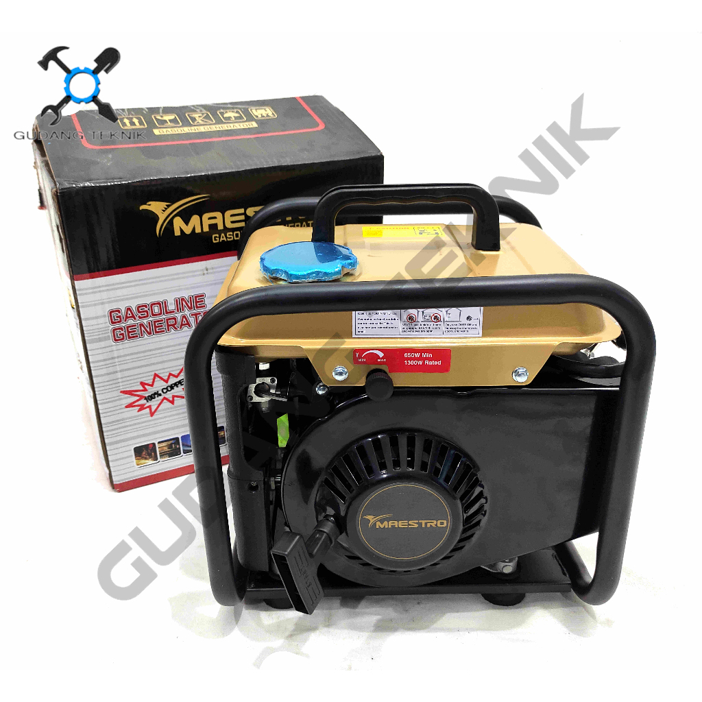 Mesin Genset 1300Watt 2Tak MT2200I MAESTRO / Power Generator Bensin Portable Genset Bensin 1300 Watt MT 2200 I MAESTRO