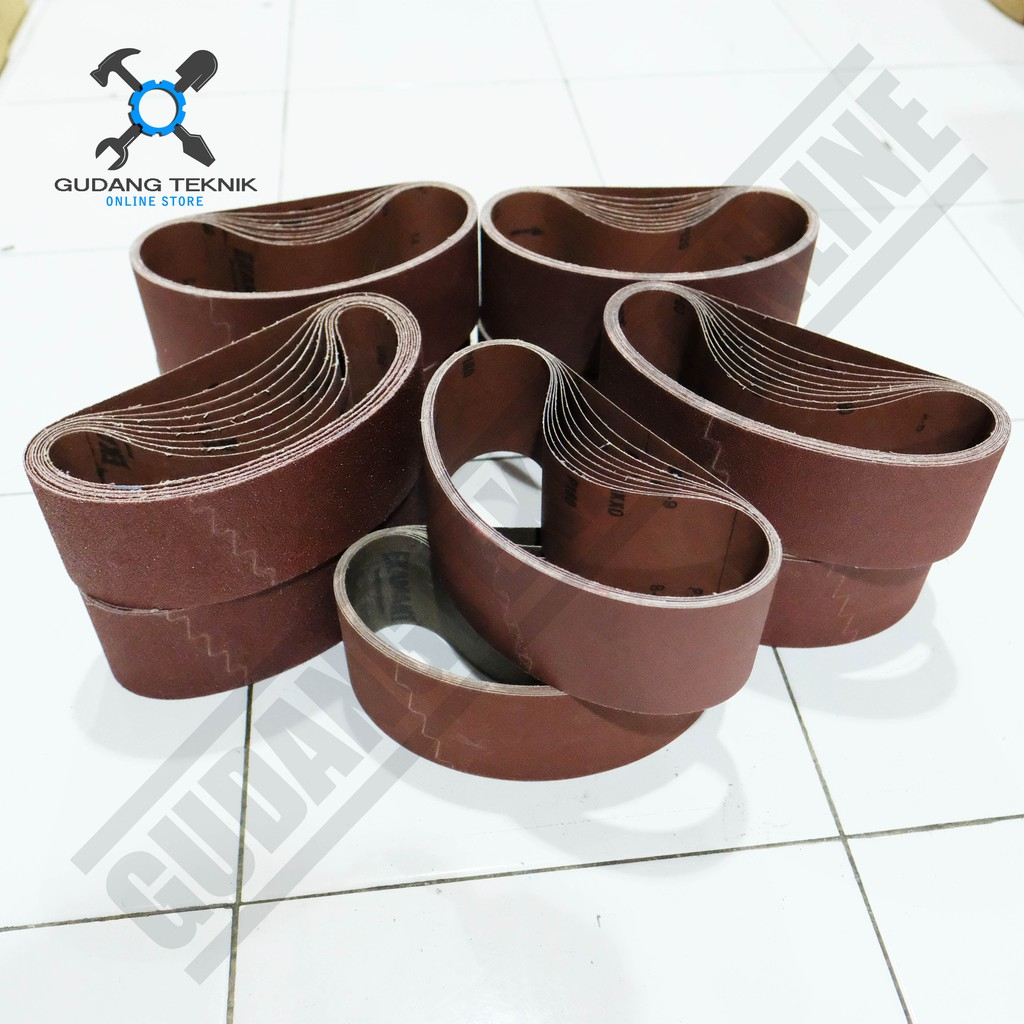 Amplas Sabuk Belt Sander 075 x 533 Grit 40 60 80 100 120 150 180 240 320 400 EKAMANT / Kertas Amplas Belt Sander Grit 40 Grit 60 Grit 80 Grit 100 Grit 120 Grit 150 Grit 180 Grit 240 Grit 320 Grit 400 EKAMANT